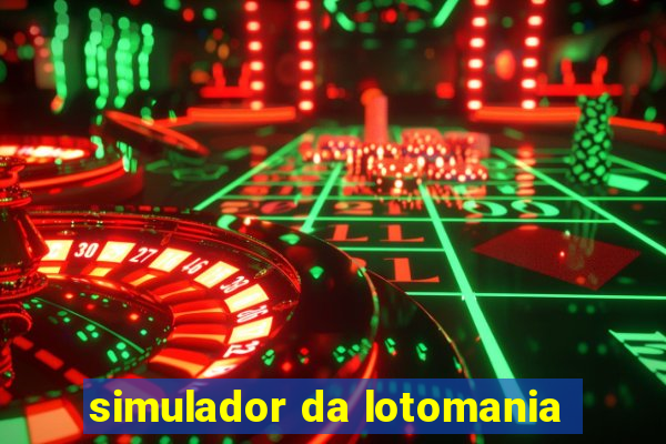 simulador da lotomania